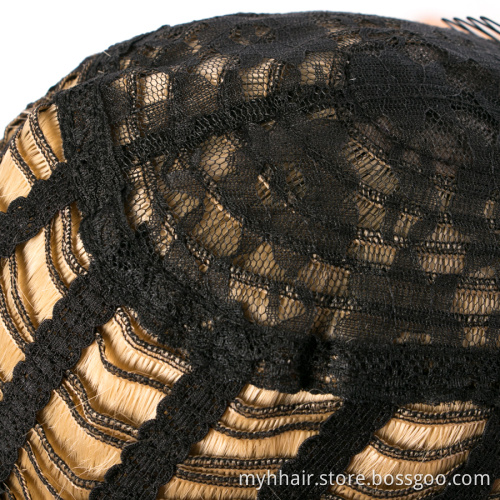 Ombre 28 Inch Synthetic Black Ombre Blonde Female Daily Party Heat Resistant False Hair Blonde Wavy Wigs For Women